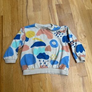 Toddler H&M Sweater - 2T - Rainbows and Rain Clouds